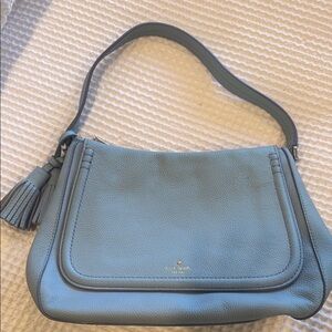 Kate Spade Blue Leather Shoulder Bag